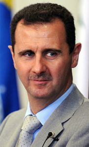 נשיא סוריה בשאר אל-אסד, מגלה נכונות גדולה יותר להתעמת עם ישראל, (מקור: ויקיפדיה).
